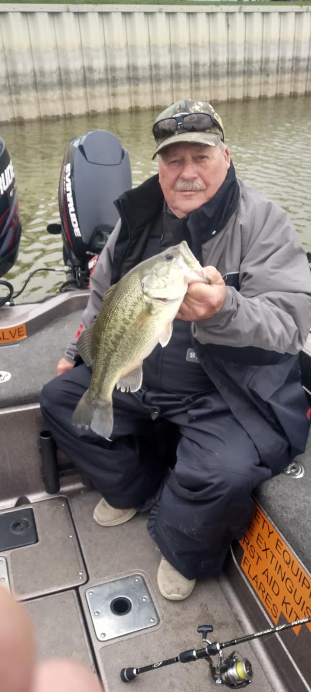 One person fishing in Wyandotte