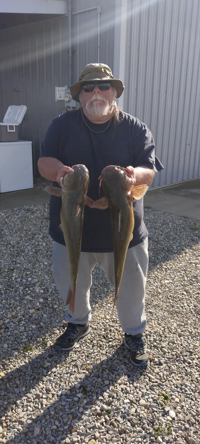 Angler catches 2 nice fish in Wyandotte