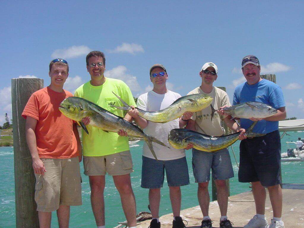 4 big fish caught by 5 people in FL