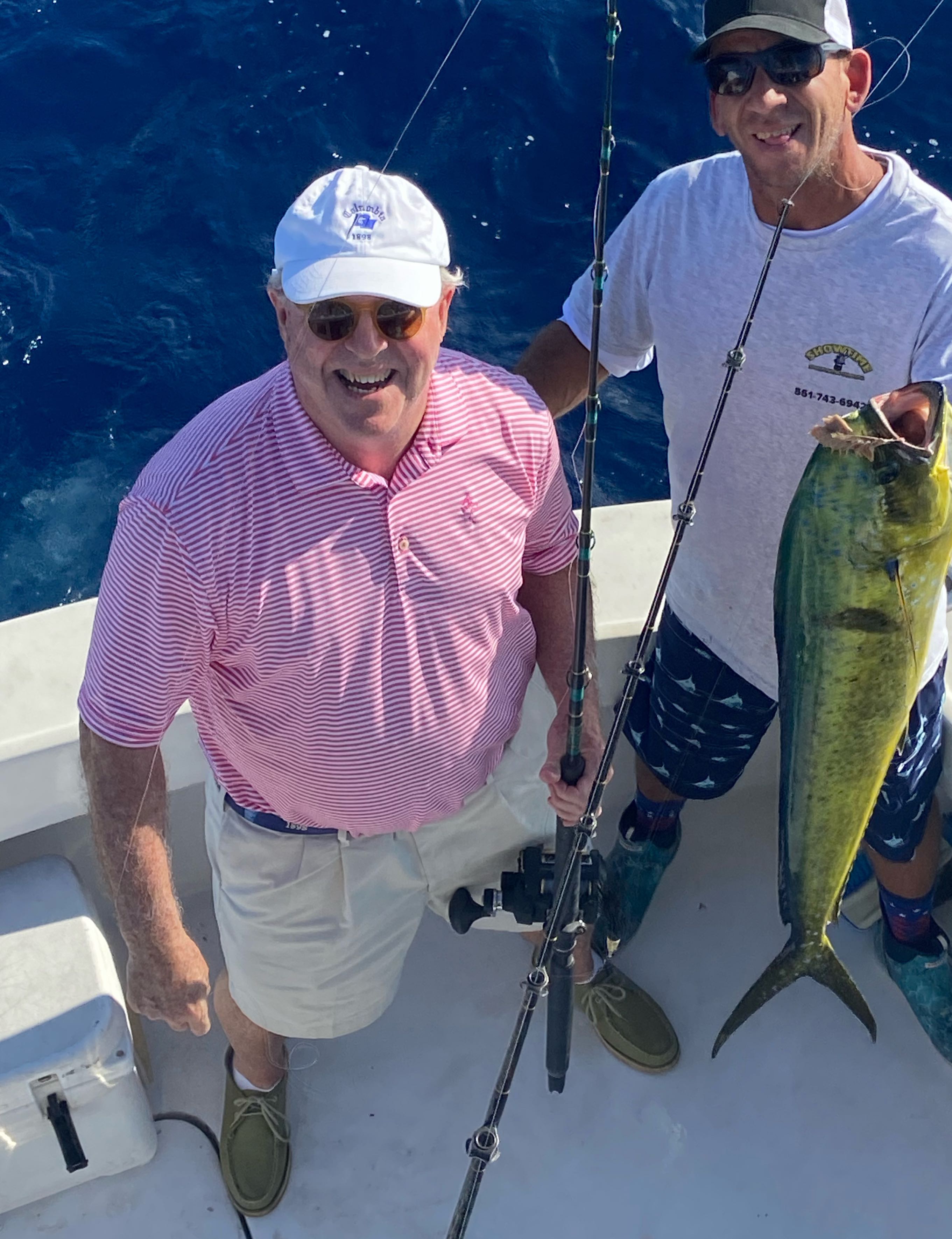 Two people fishing in West Palm Beach