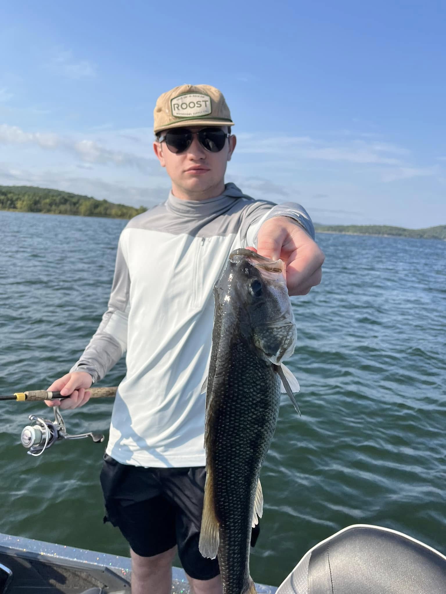 A lone angler fishing in Branson
