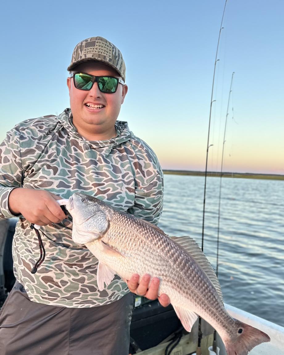 Redfish caught on Chincoteague Island