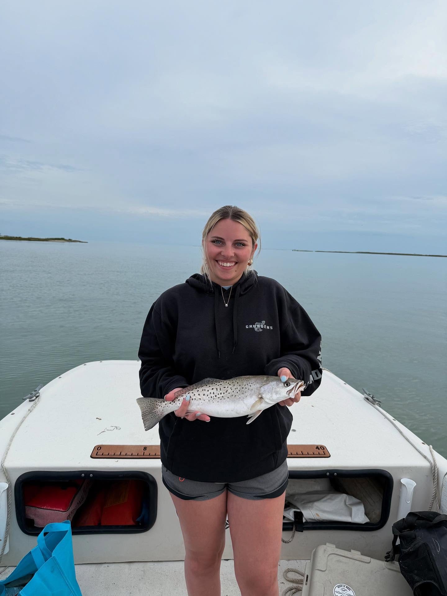 Spotted Weakfish caught on Chincoteague Island