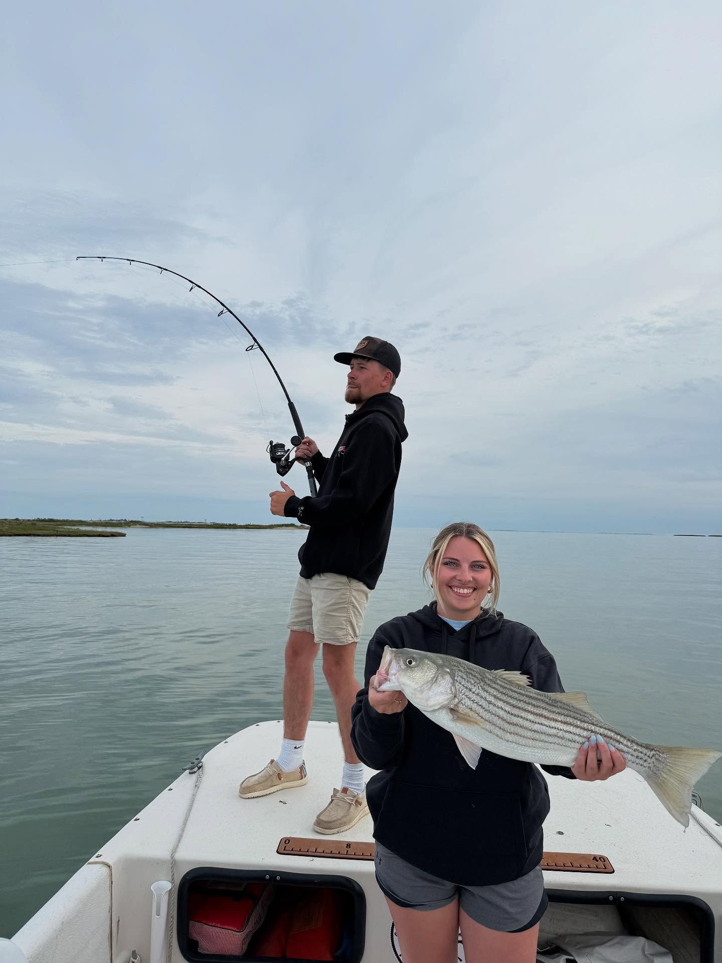 Catch of the day: Striped Bass, VA location