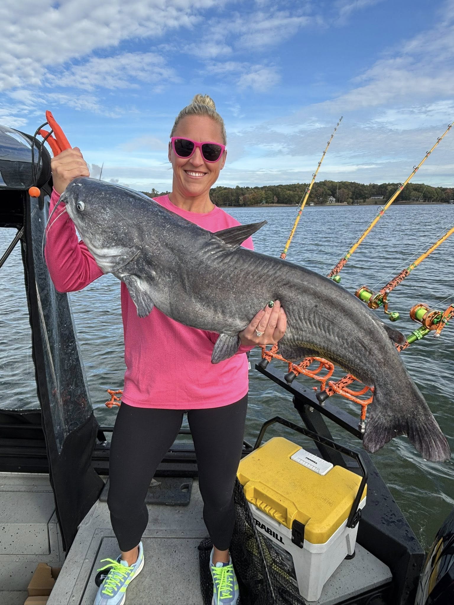 Angler catches blue catfish in SC