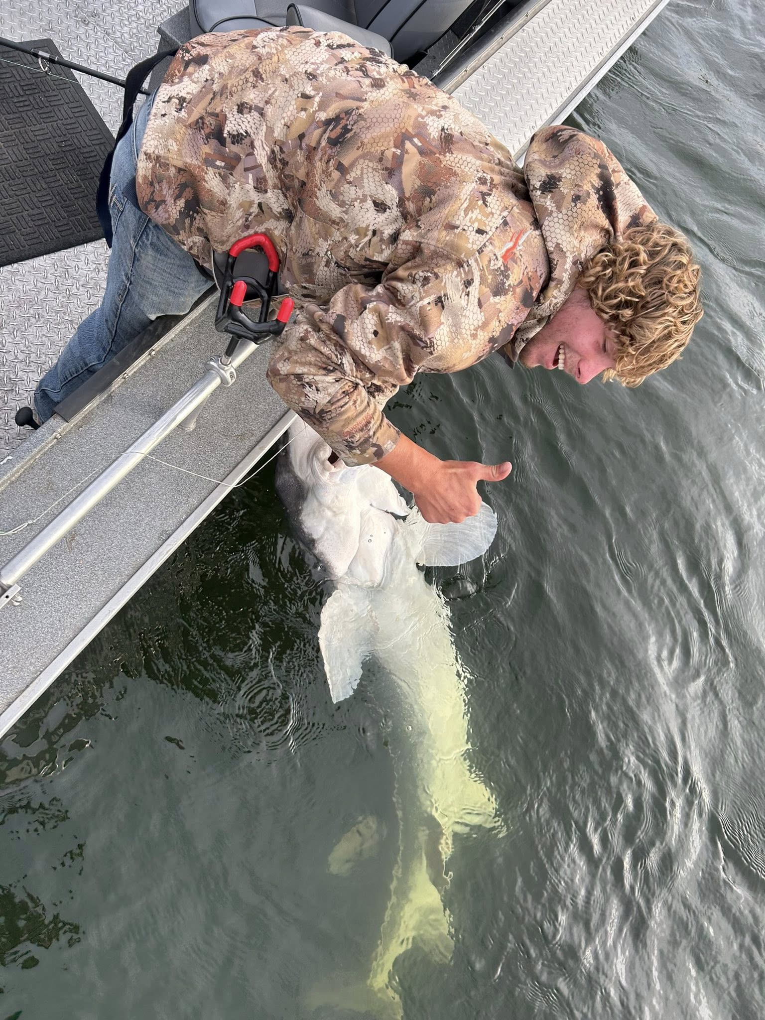 Two anglers fishing in Pendleton