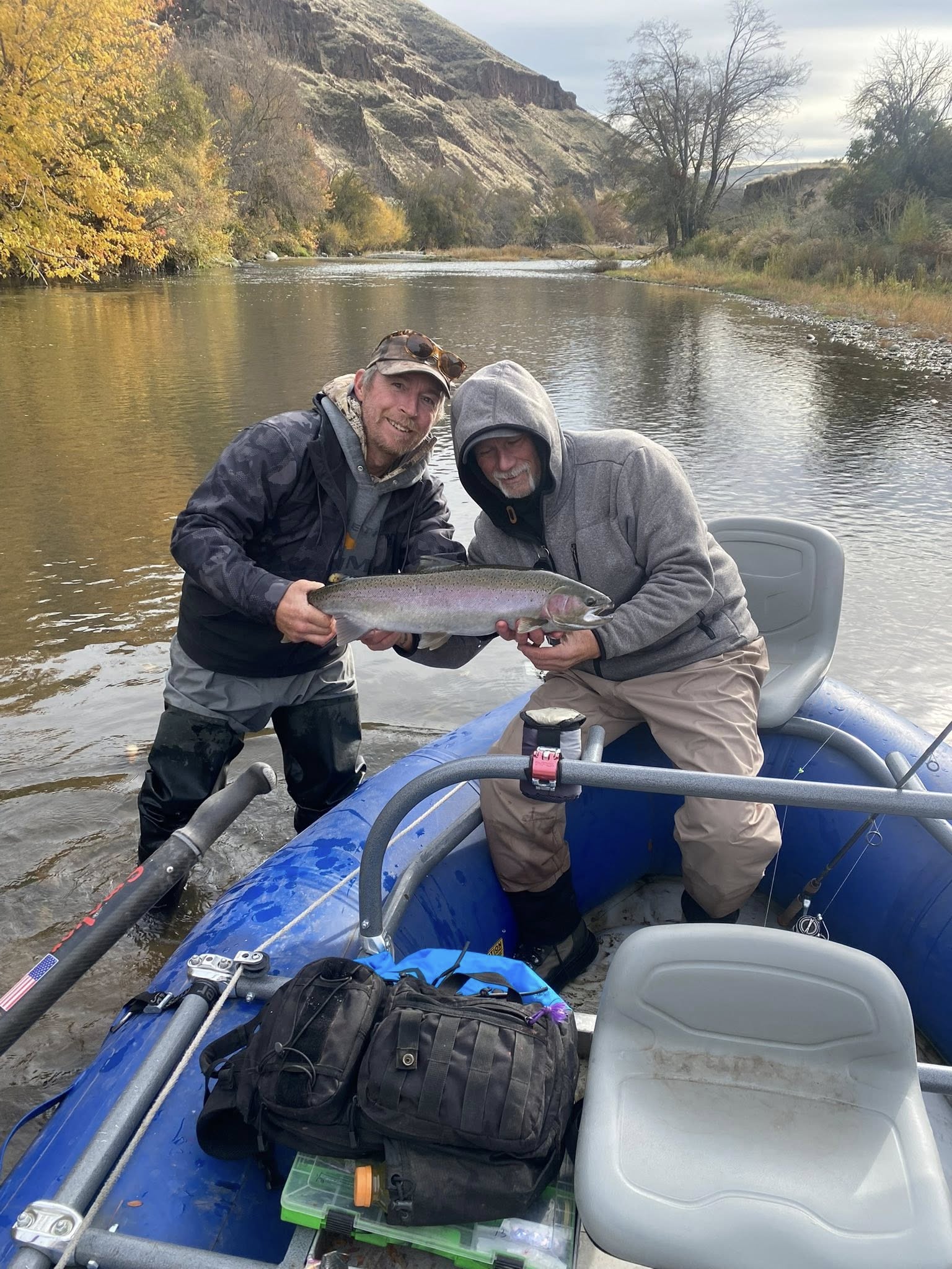 Rainbow trout caught fishing in OR