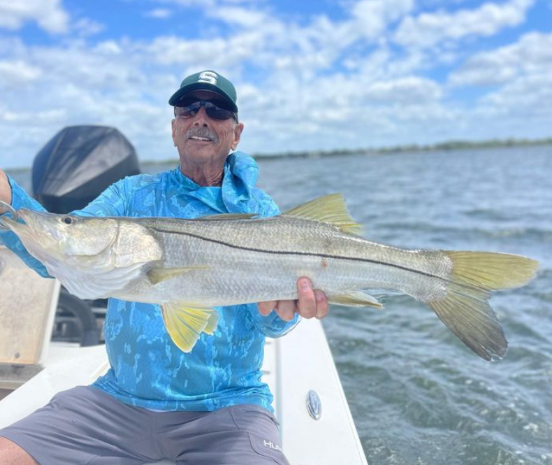 Snook caught while fishing in Safety Harbor