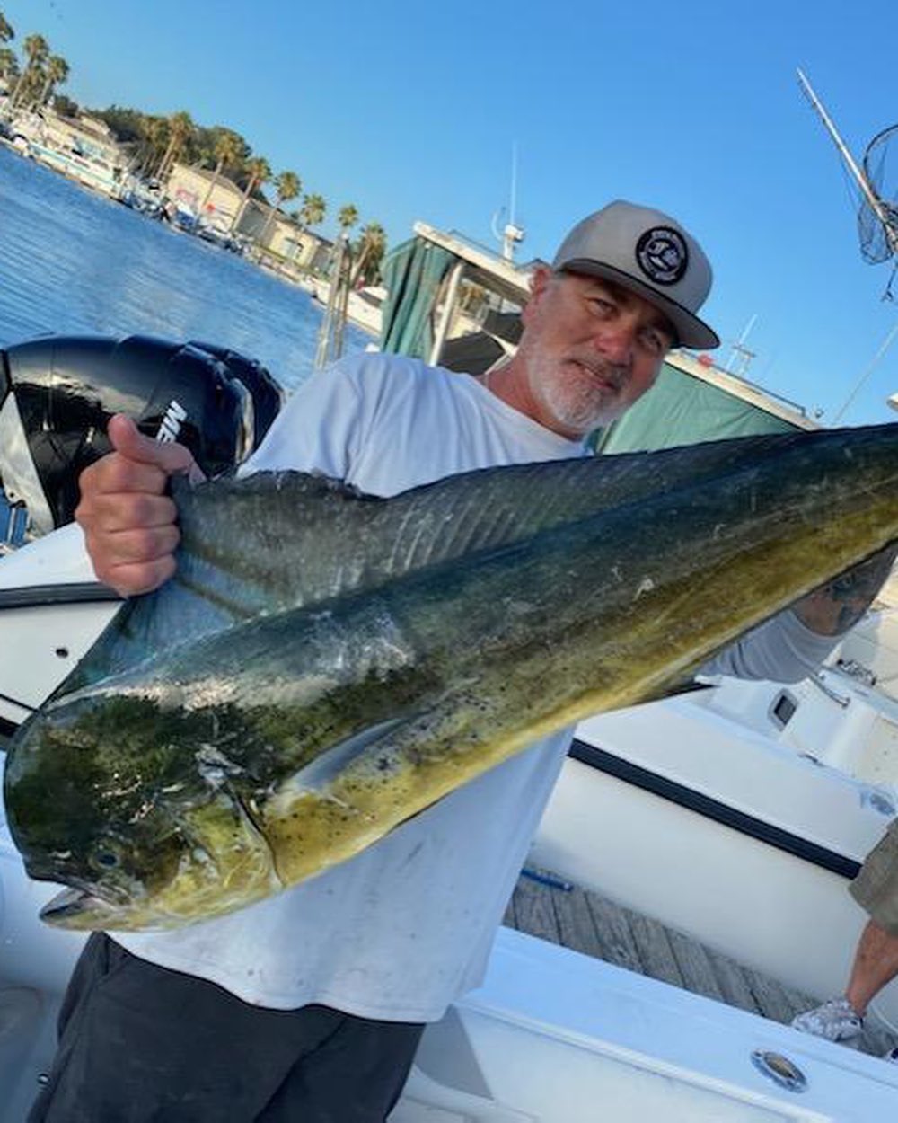 A person fishing in CA