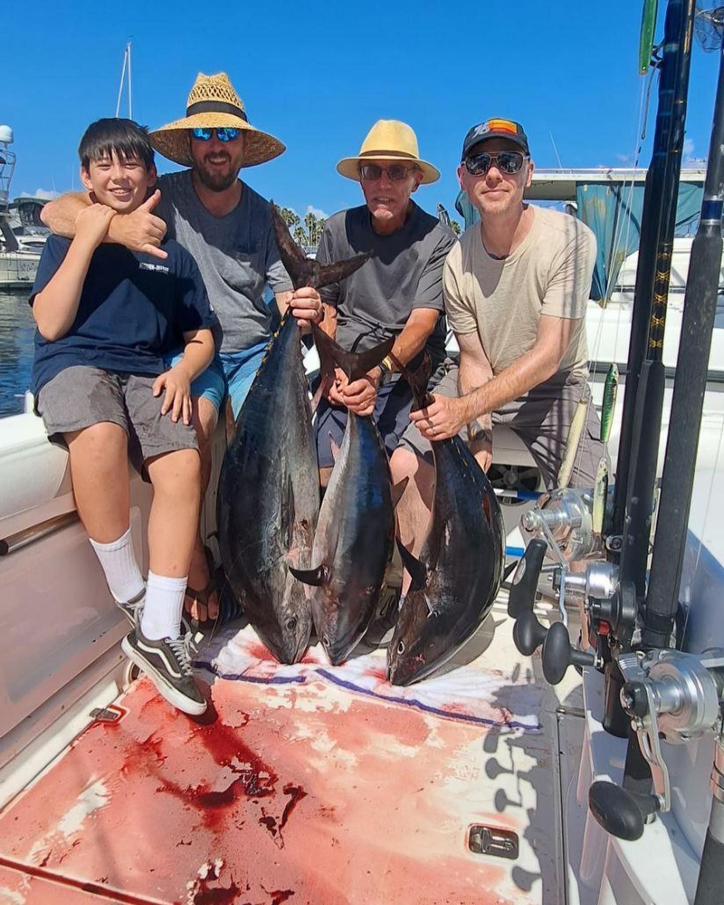 Two anglers catch big fish in San Diego