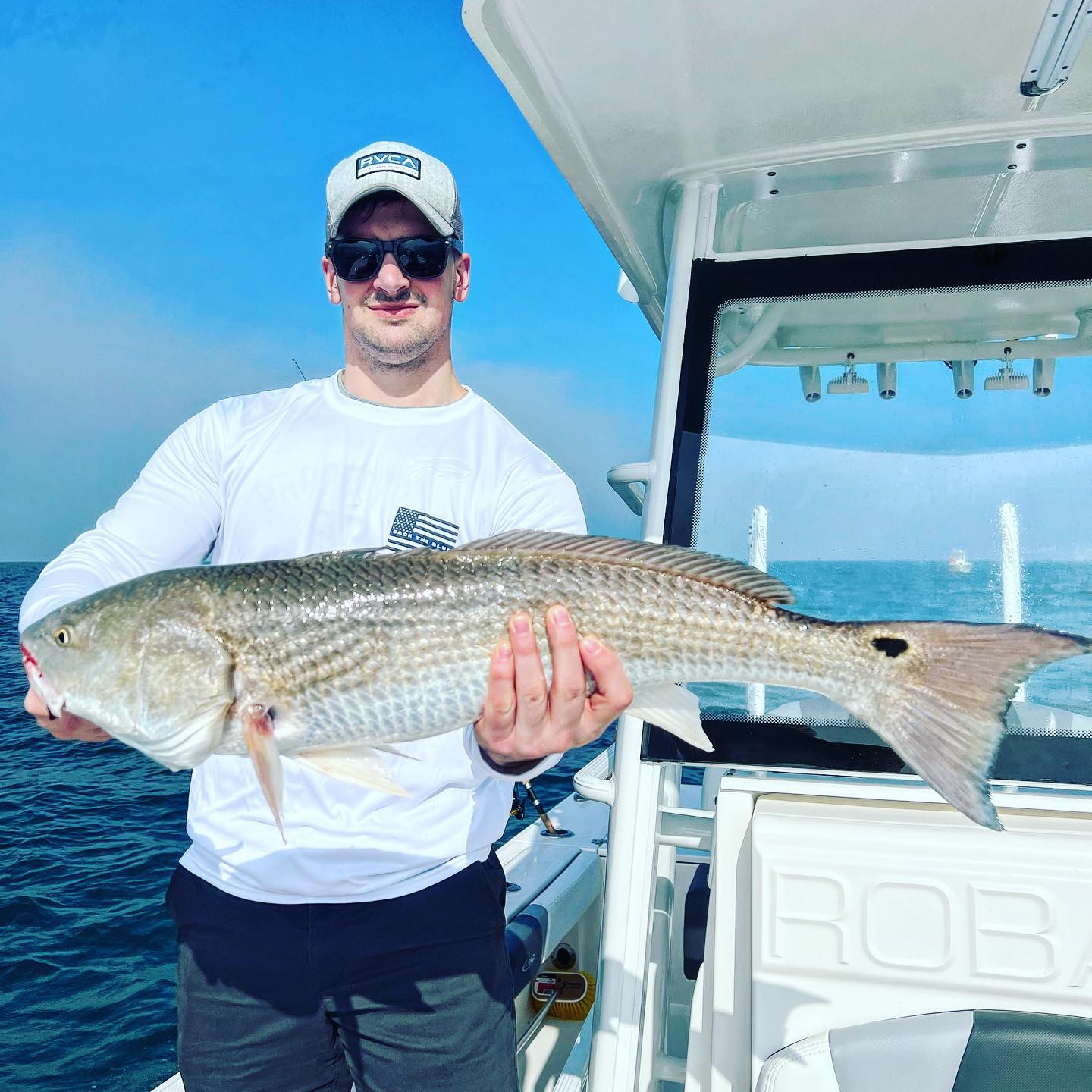 A redfish caught while fishing in FL