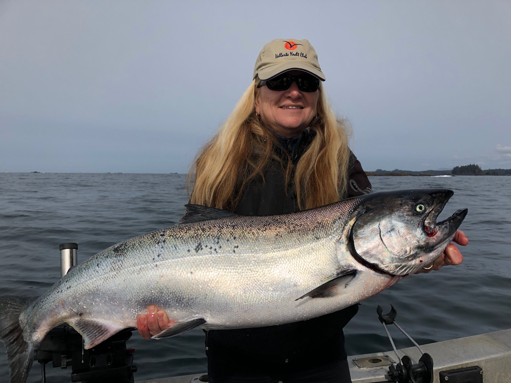 Chinook salmon caught fishing in BC