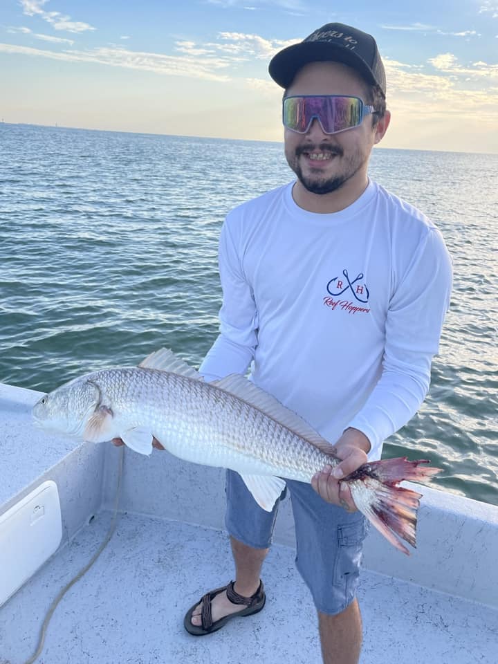 Redfish caught by angler in Freeport
