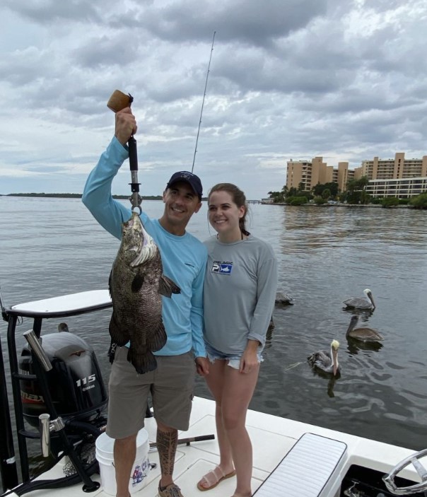 2 people fishing in Florida