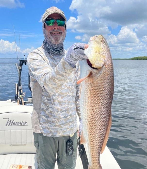 Redfish caught by fisherman in Fort Myers