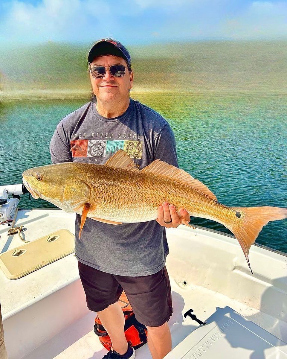 A lone fisherman enjoying an outing in FL