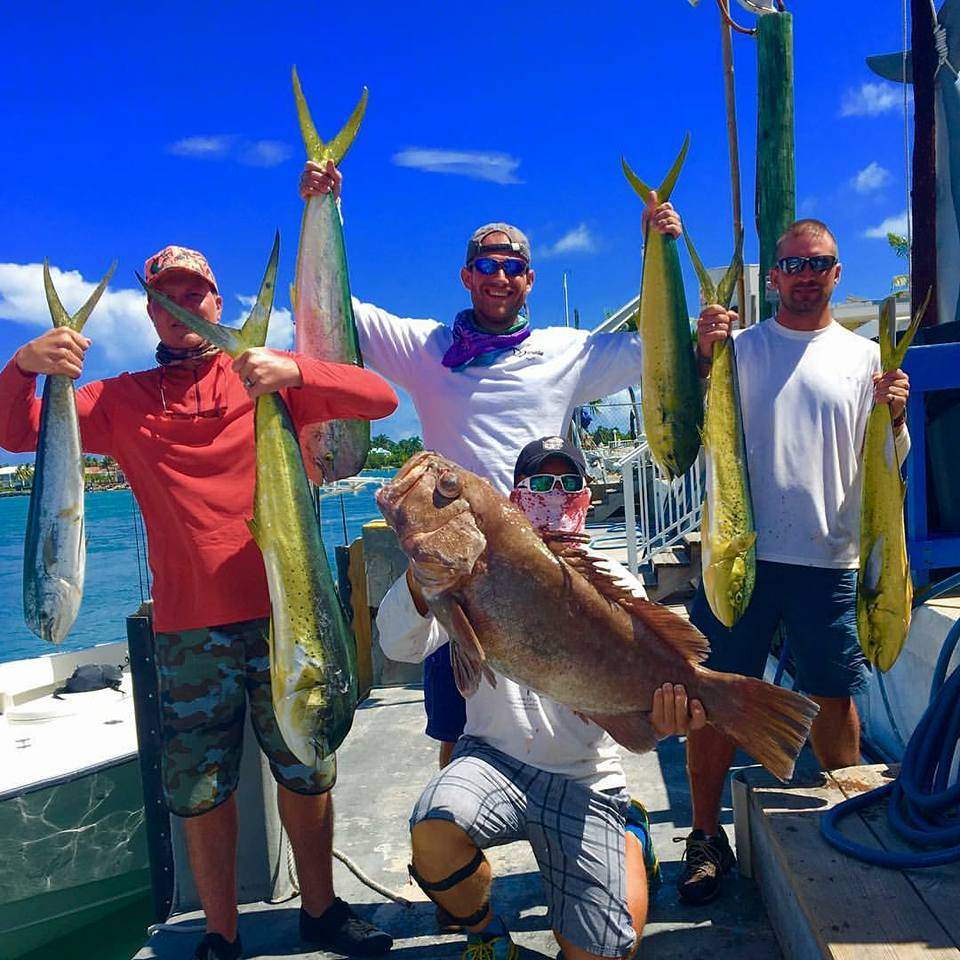 4 blasted fish caught by 3 people in Marathon