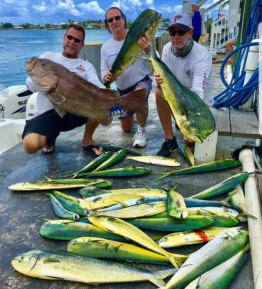 5 fish caught while fishing in FL