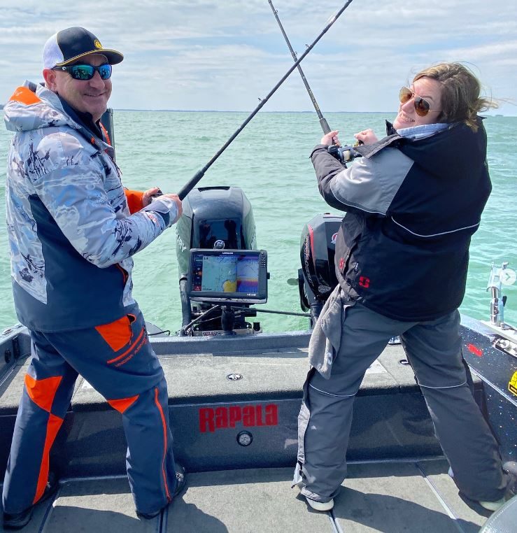 Angler fishing in Ohio