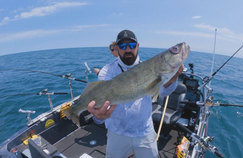 Angler with a 27-inch fish in OH