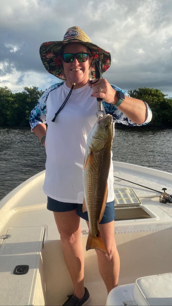 Angler fishing in Holmes Beach