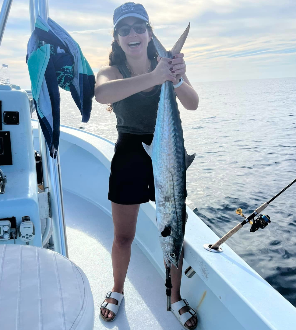 Angler fishing in Holmes Beach