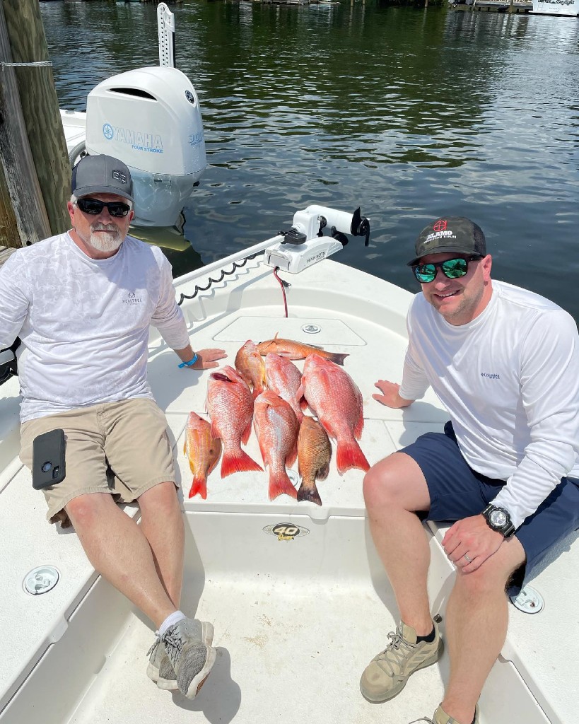 Two people fishing in Niceville