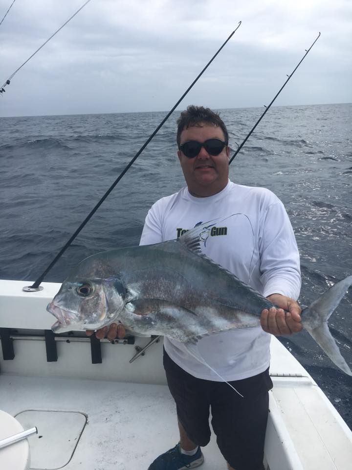 Caught a magnificent African Pompano fish in FL