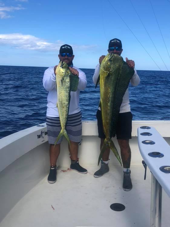 Two anglers fishing in Key Biscayne