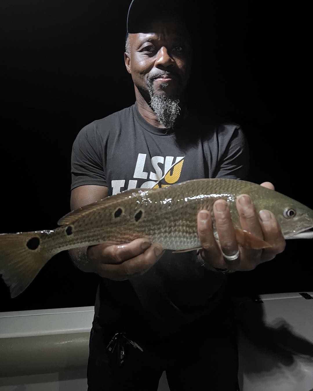 Lone angler fishing in Florida