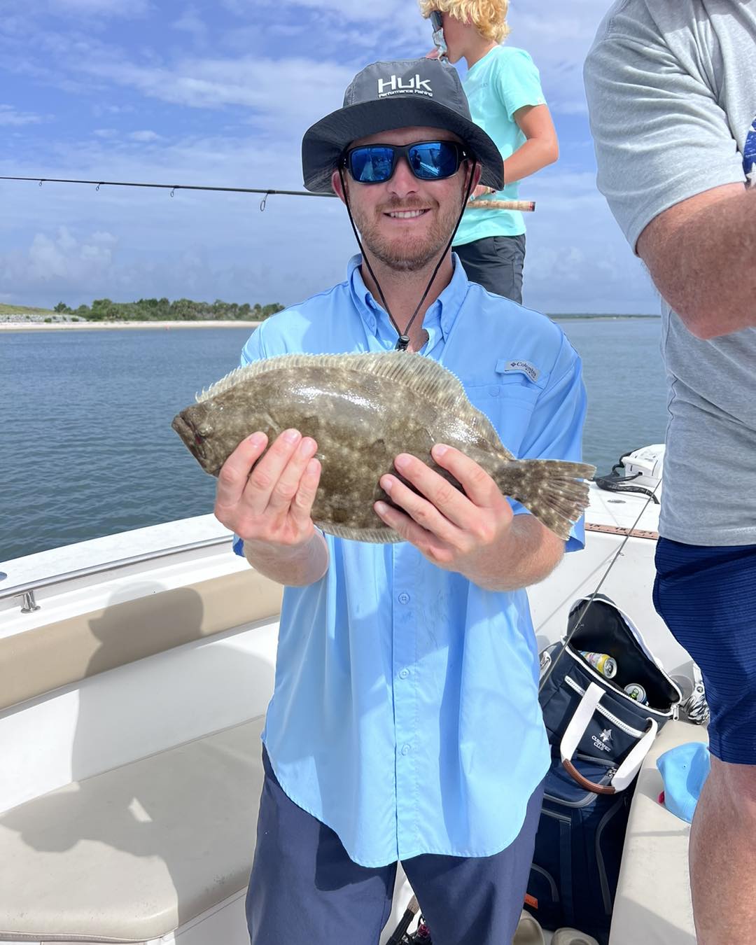 Southern flounder caught in Palm Coast fishing