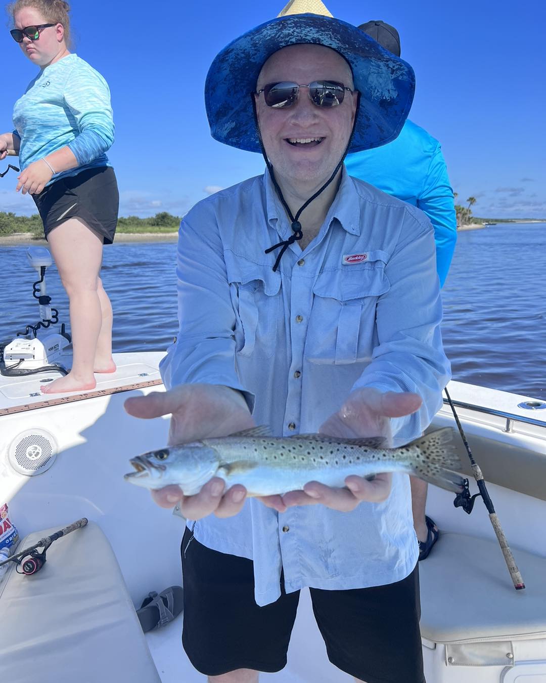 Spotted Weakfish, 31 inches, caught while fishing in FL