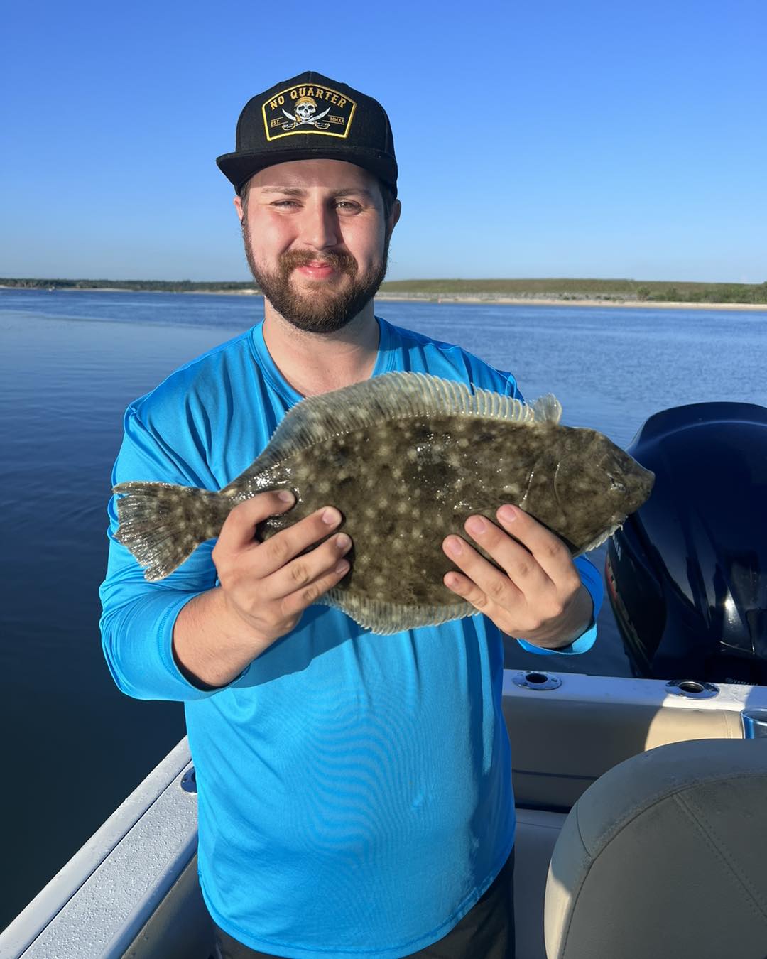 Fishing for a summer flounder in Palm Coast