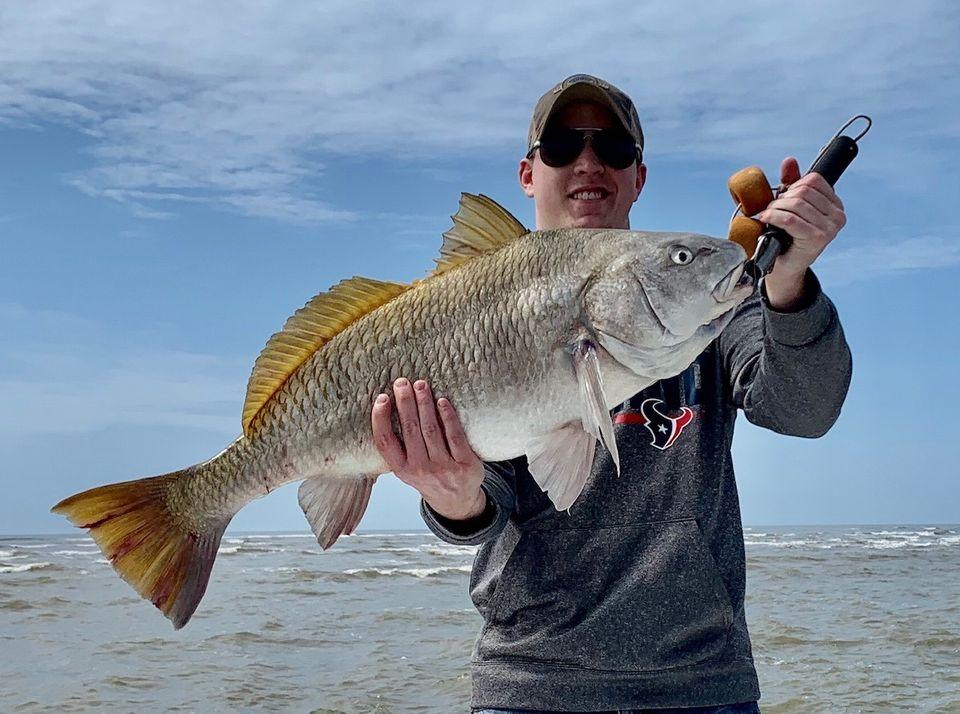 Caught a 30-inch Black Drum in Apalachicola