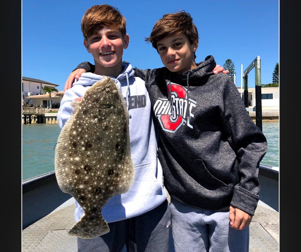 Southern Flounder fish caught in FL