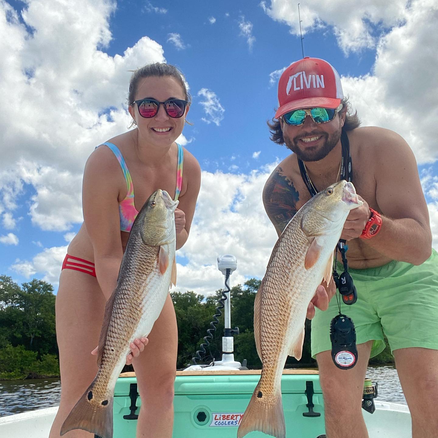 2 large fish caught while fishing in FL