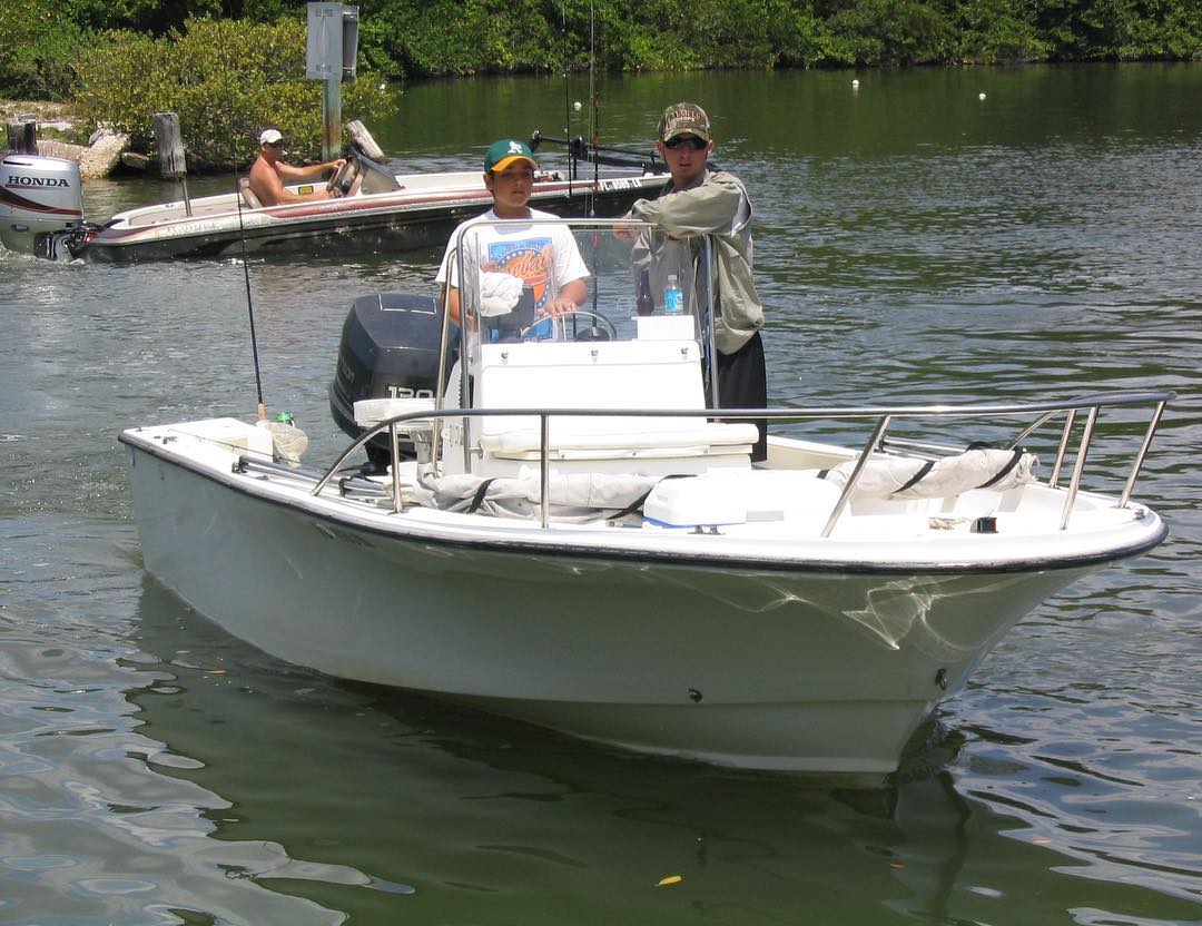 Two people fishing in Florida