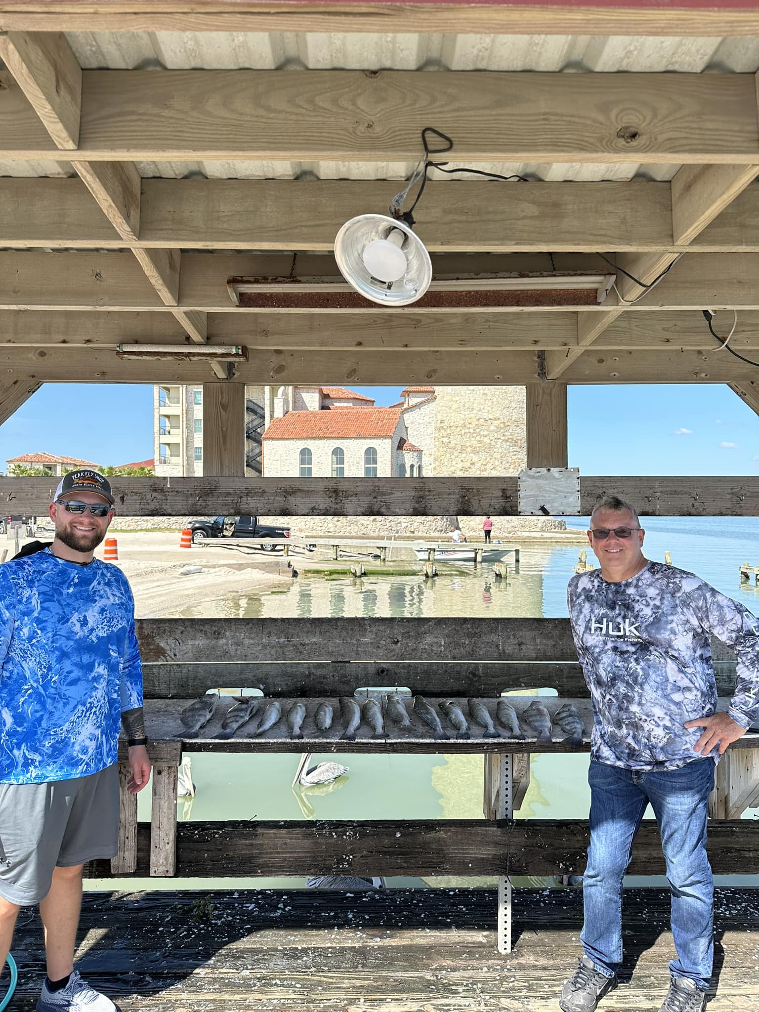 Two people enjoying outdoor adventure in Corpus Christi