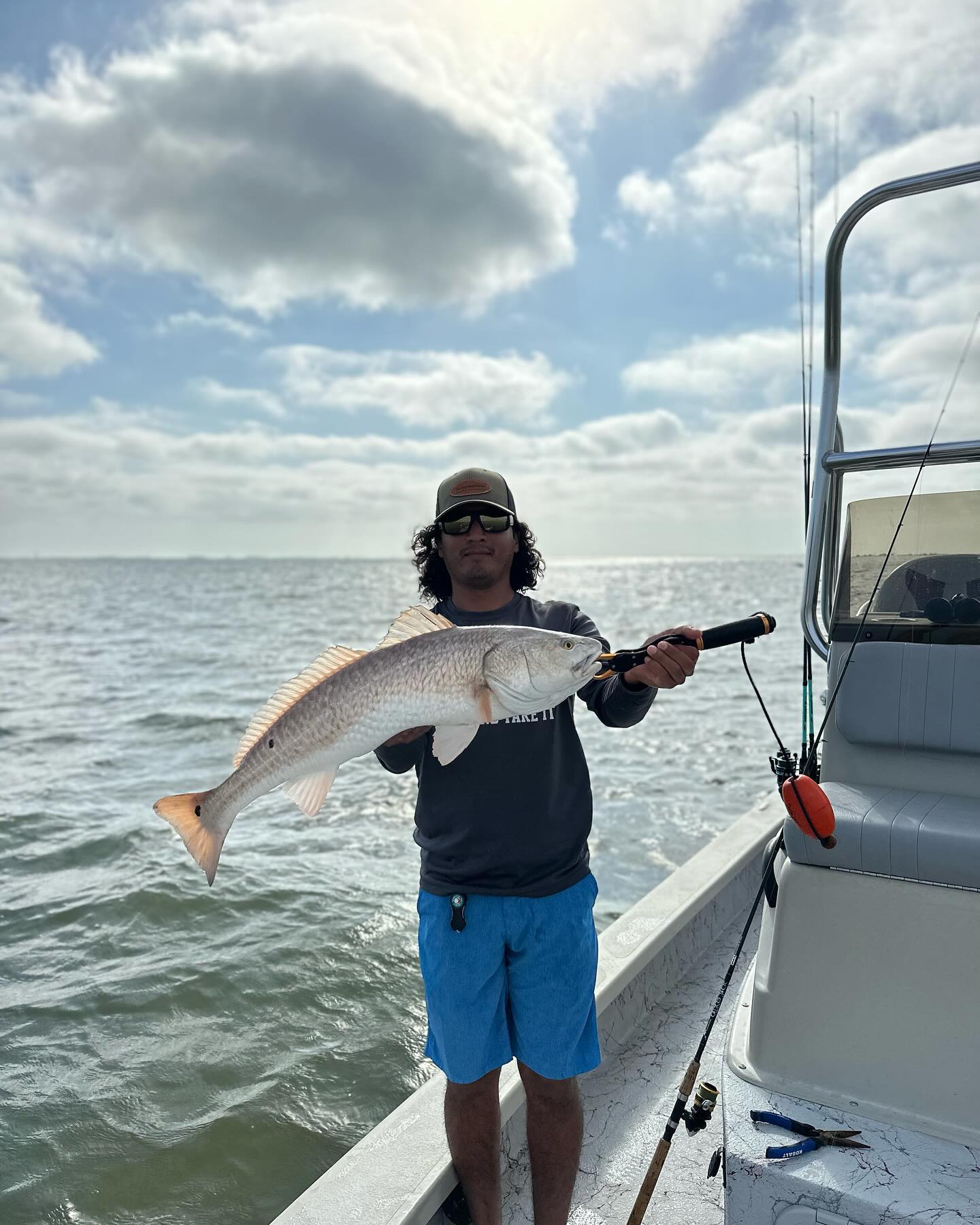 Redfish measuring 25 inches caught in Corpus Christi