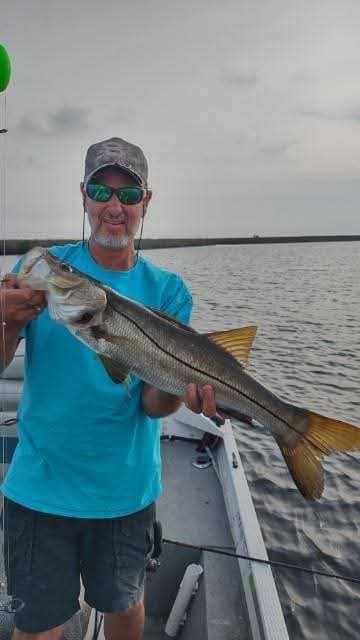Snook fish caught by angler in Brooksville