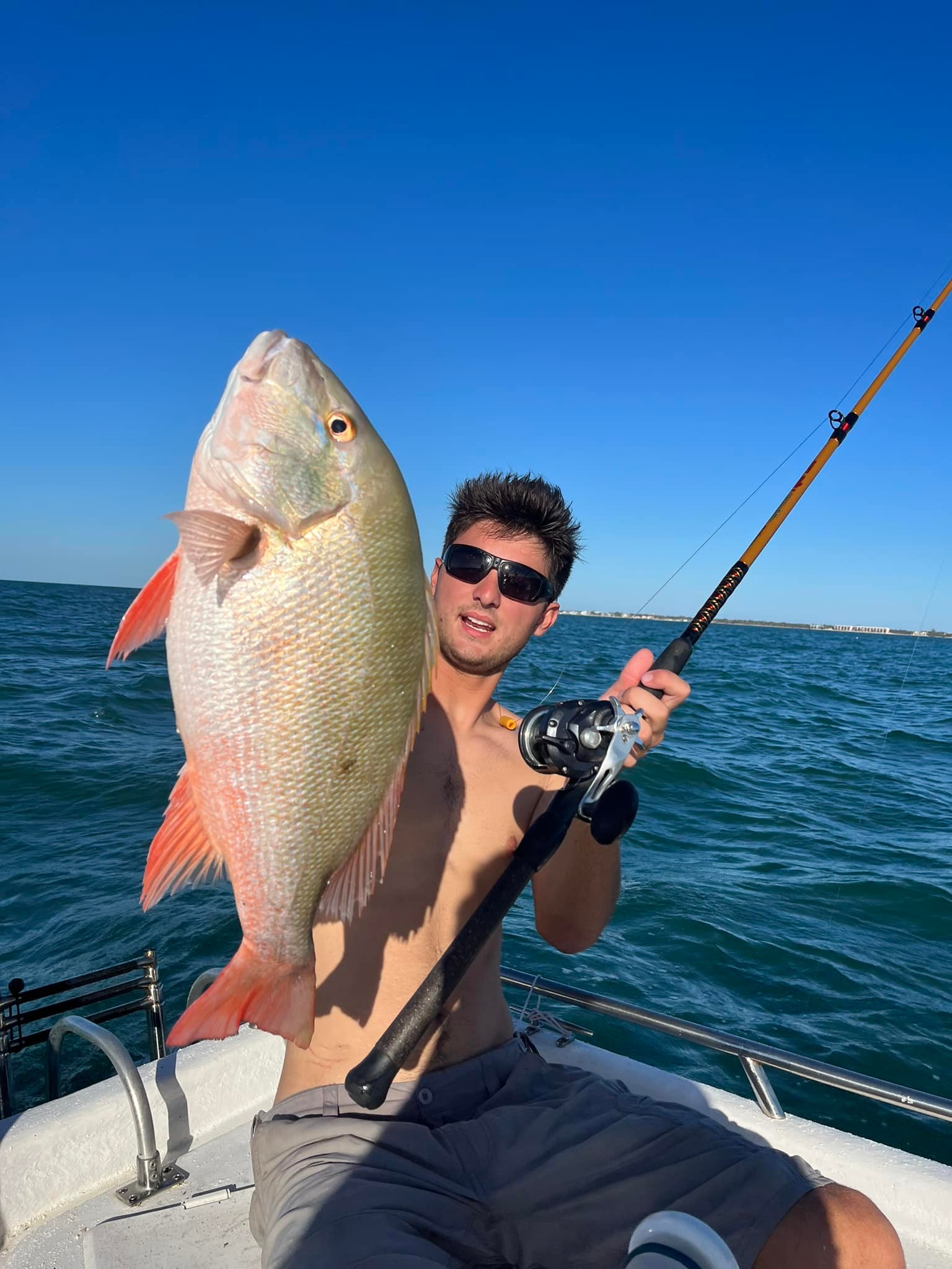 Mutton Snapper, 26-inch fish caught while fishing in Key West
