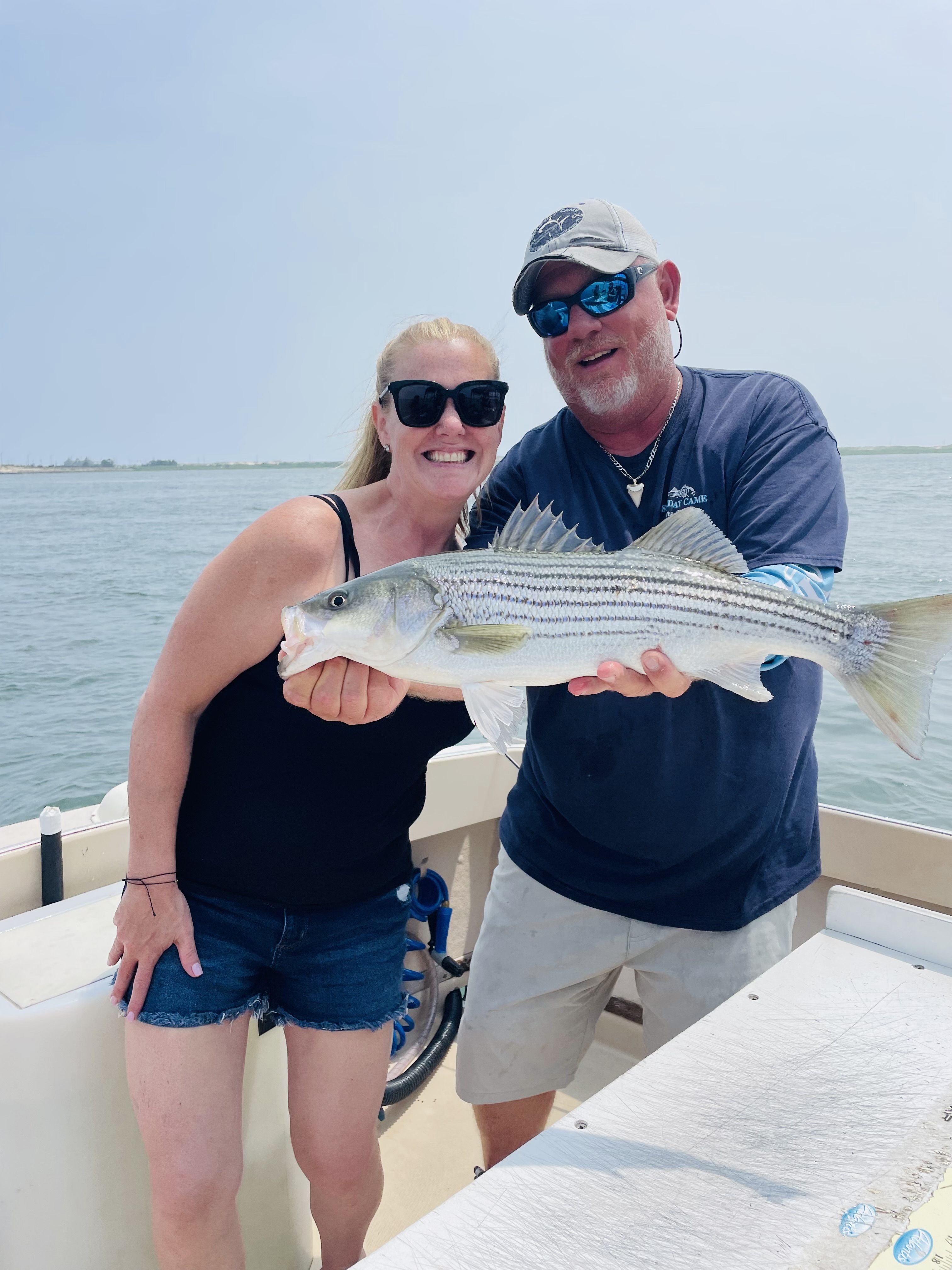 Striped bass fishing in NY