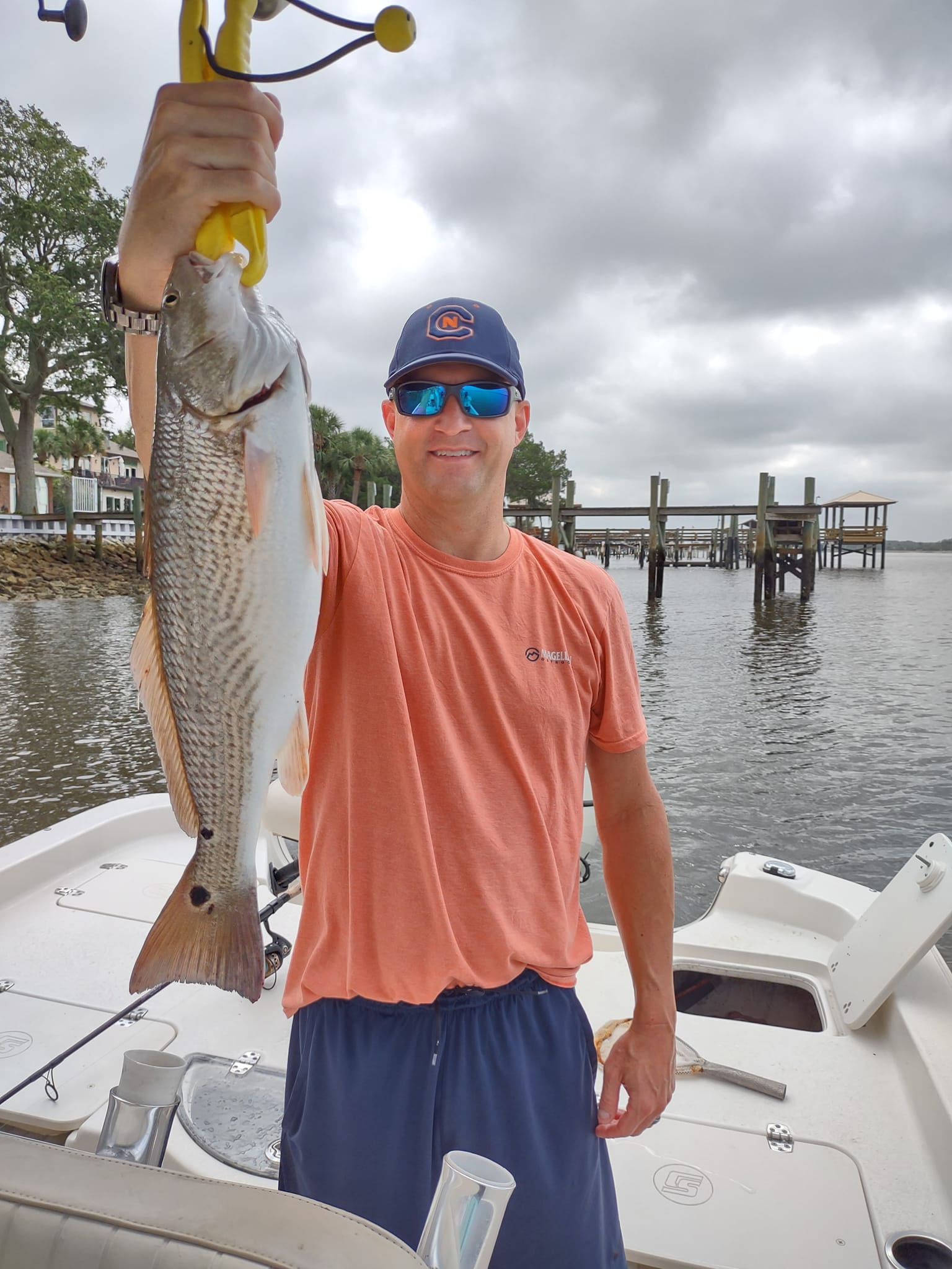 Redfish catch in Jacksonville, Florida