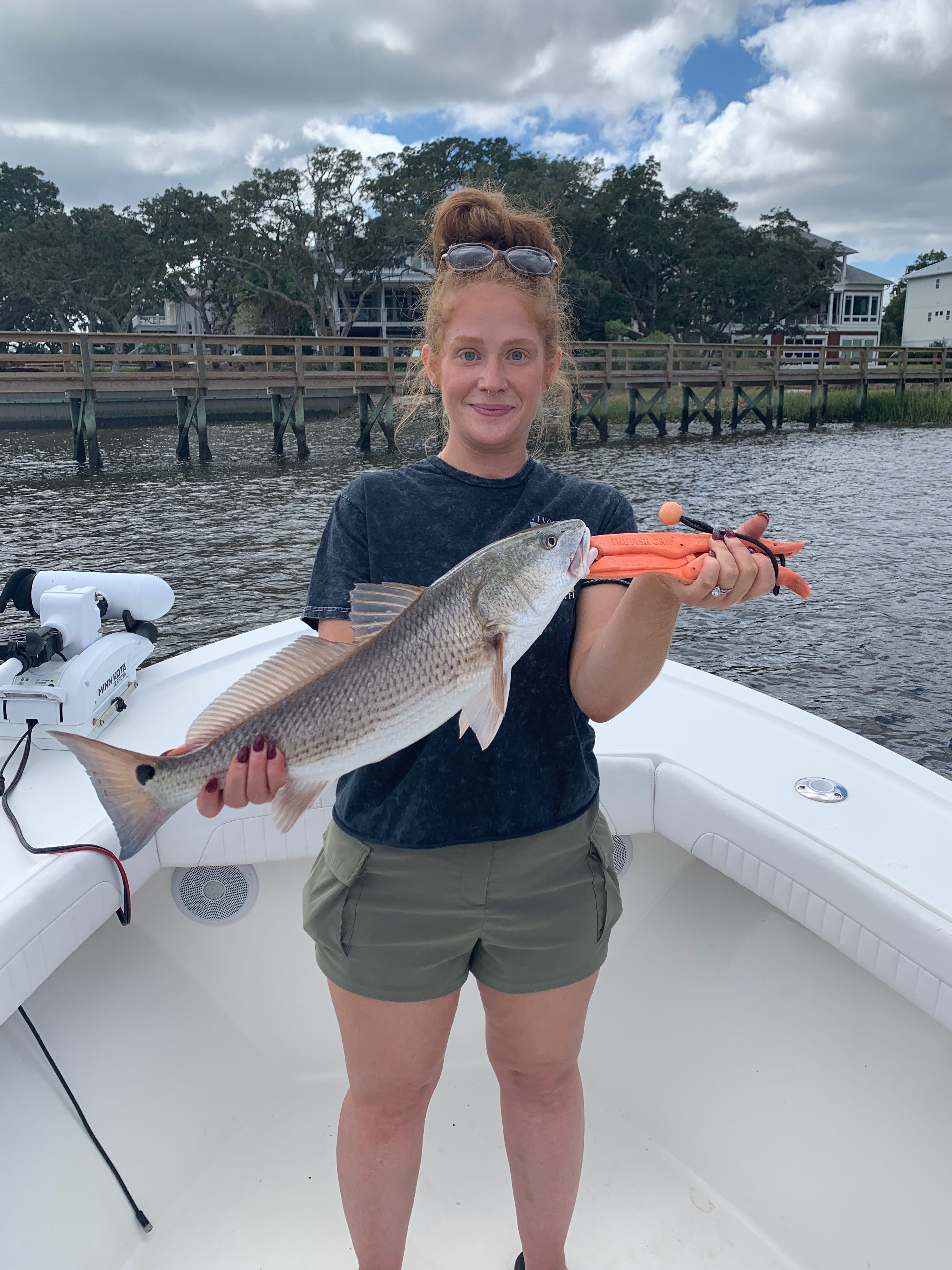 Redfish caught while fishing at Sanibel Island