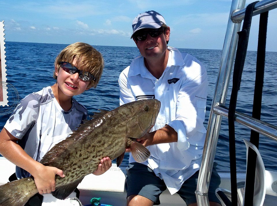 Gag grouper fish caught in FL