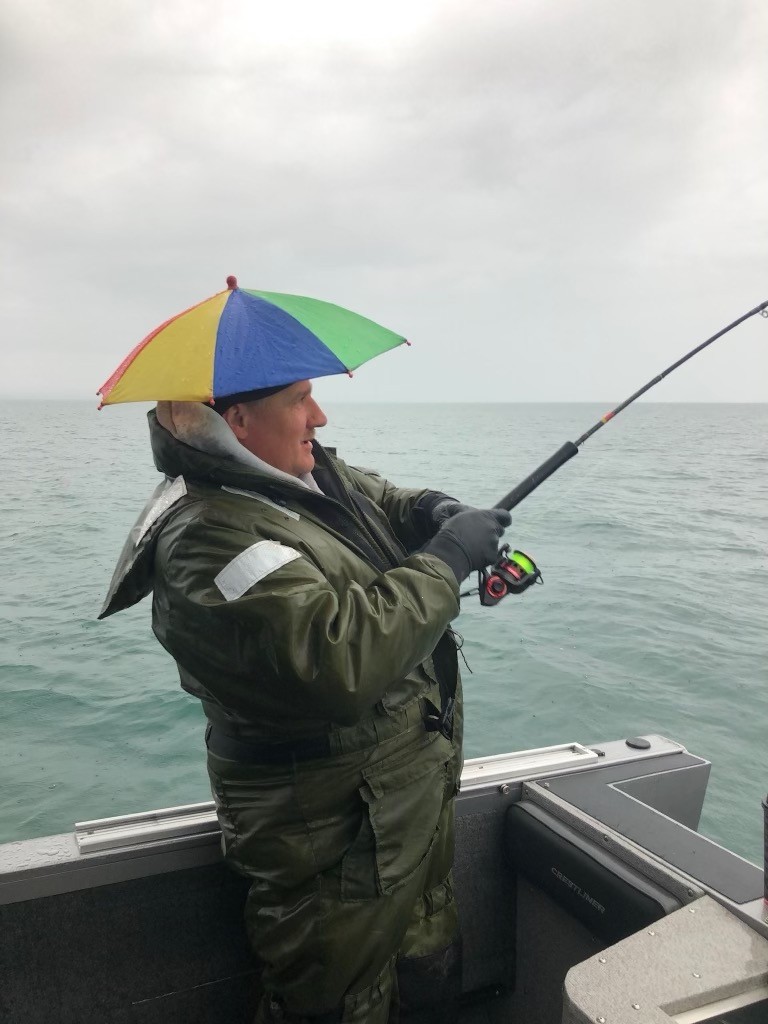 Person fishing in NY