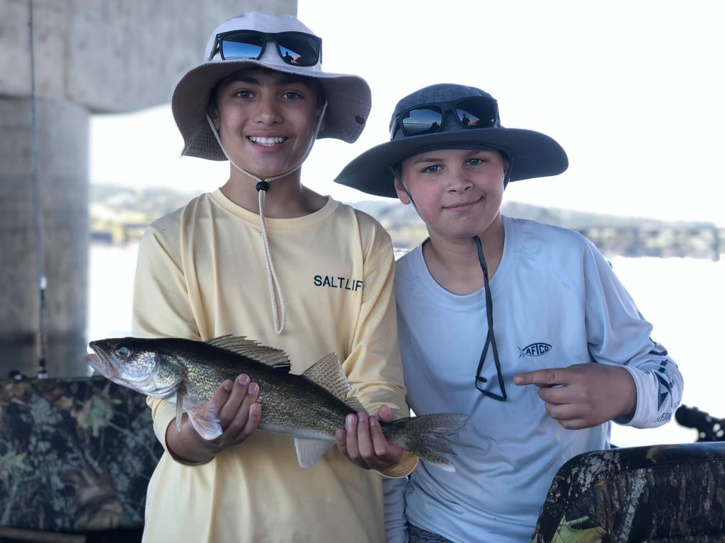 Walleye fish caught in Yankton