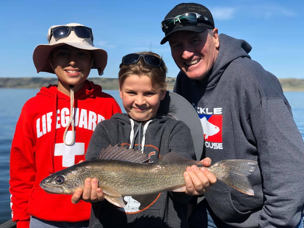 Successful Walleye fishing trip in Yankton