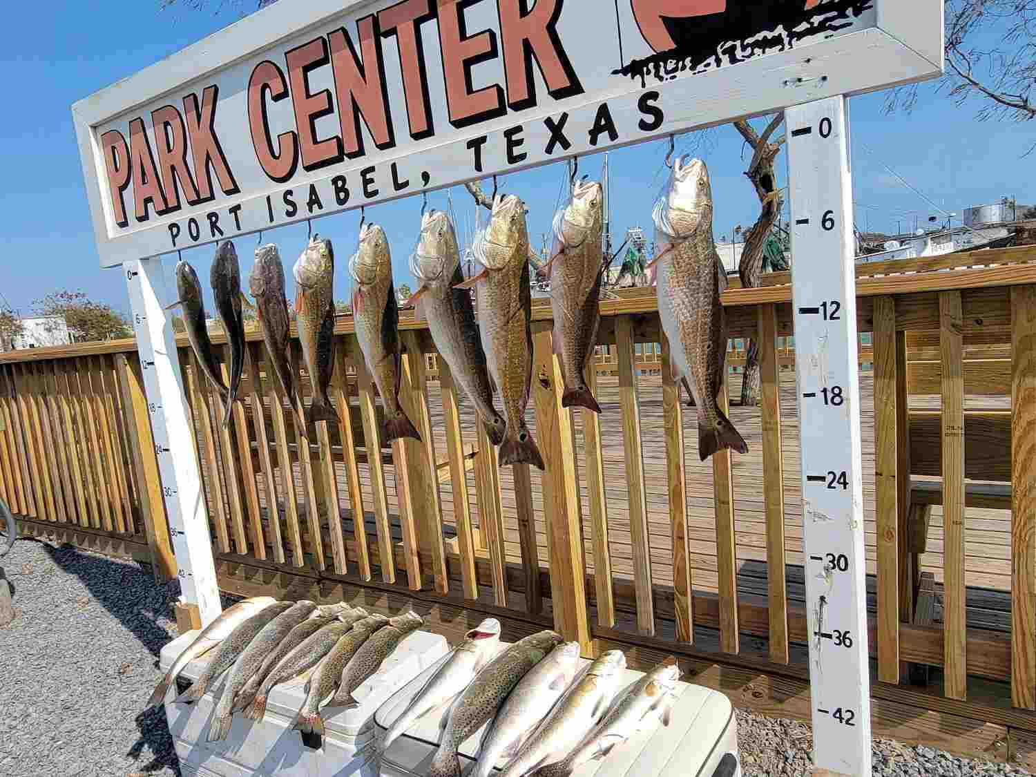 Private inshore fishing charter boat on South Padre Island waters targeting redfish and trout