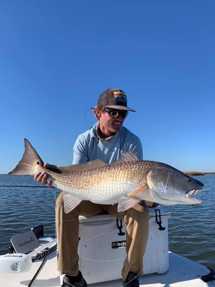 A person fishing in LA
